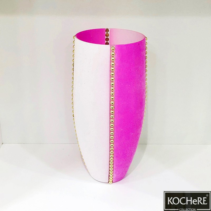 ВАЗА СТЕКЛЯННАЯ СО СТРАЗАМ�...