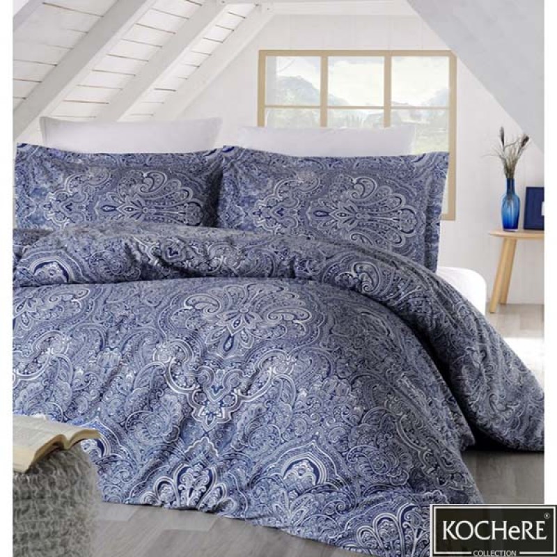 КПБ САТИН 2Х СП ALTINBASAK  EASTER MAVI