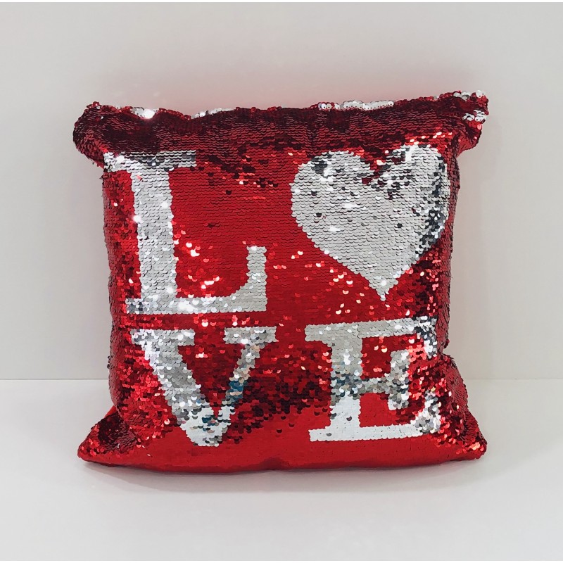 Z/ПОДУШКА ИЗ ПАЙЕТОК С РИСУНКОМ