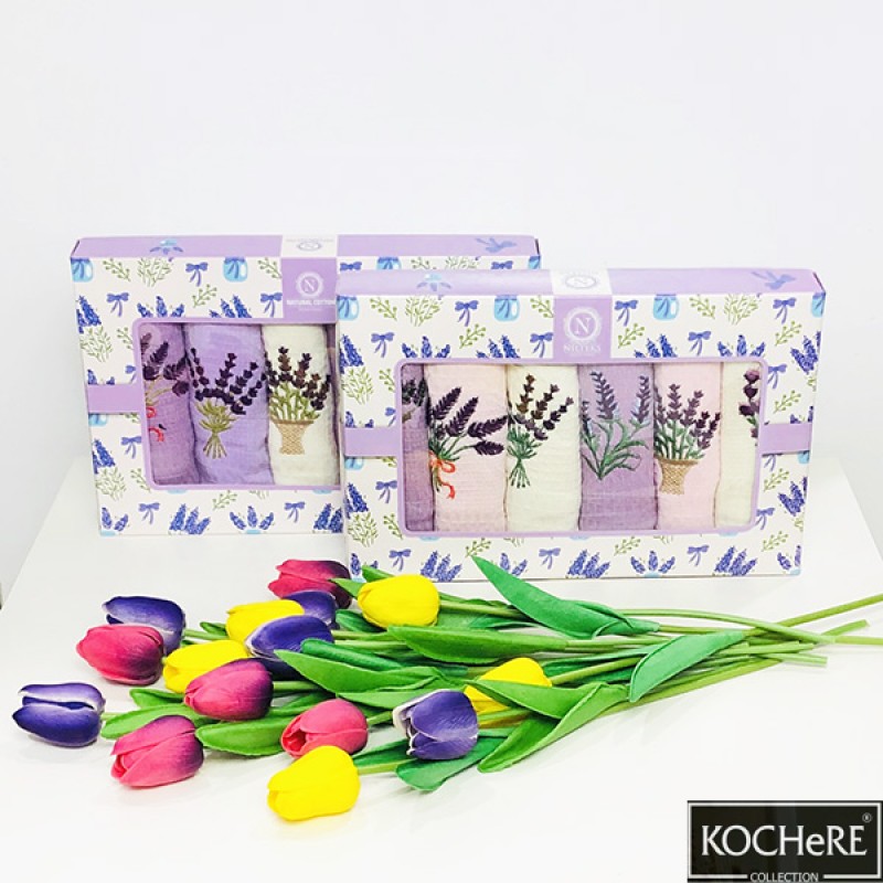 КУХОННЫЕ ПОЛОТЕНЦА 40 х 60 х 6шт ASSORTI